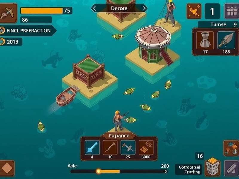 Underwater Pioneer gameplay screenshot showing underwater exploration