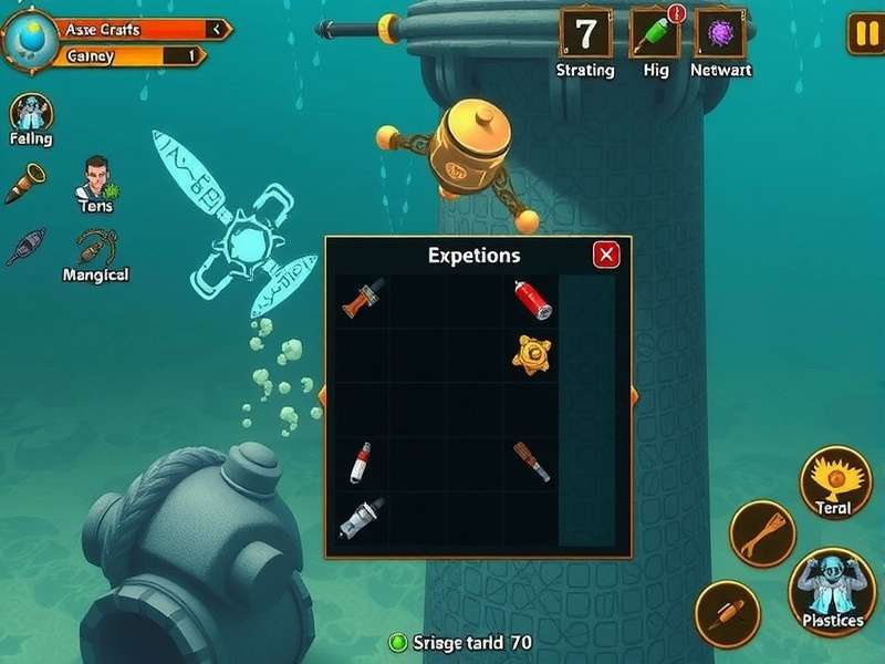 Underwater Pioneer strategy guide showing base building