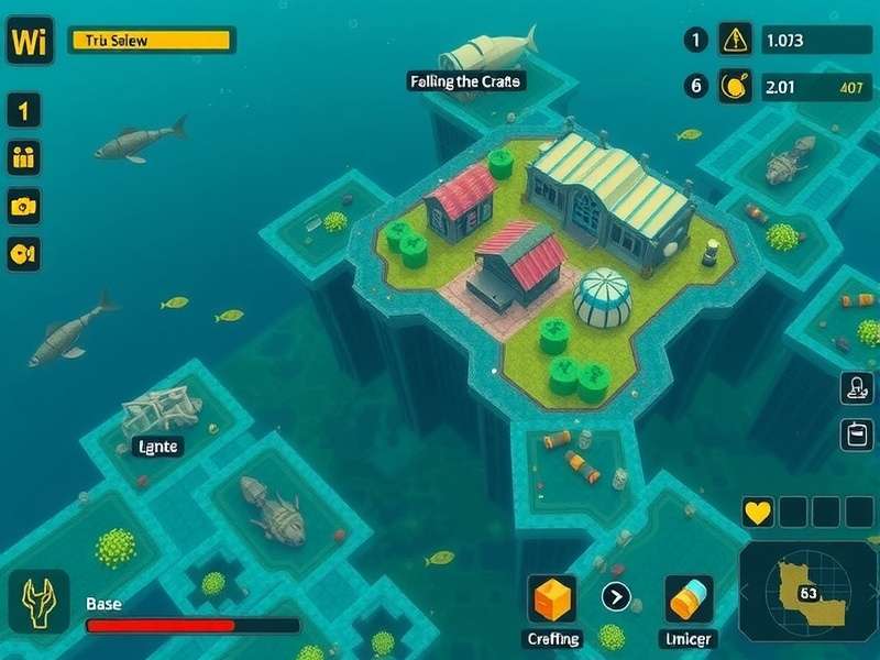 Underwater Pioneer crafting system interface